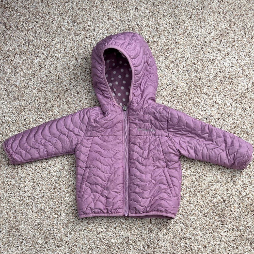 Columbia Girls Reversible Hooded Jacket